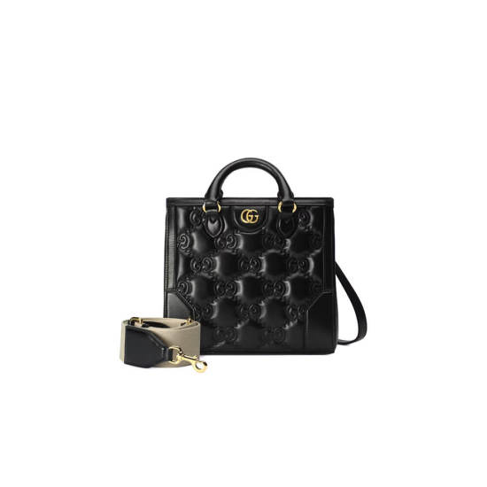 GG matelassé mini top handle bag