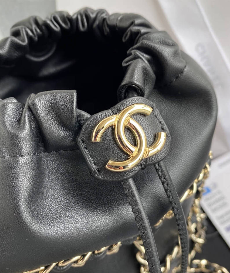 CHANEL Small Drawstring Bag