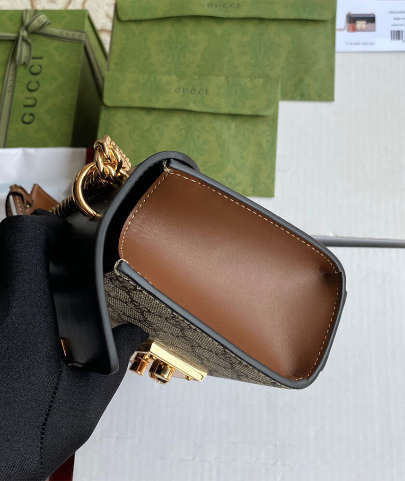 Padlock small GG shoulder bag
