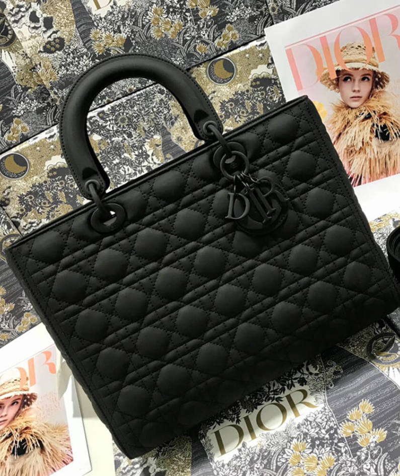 DIOR LARGE LADY DIOR BAG