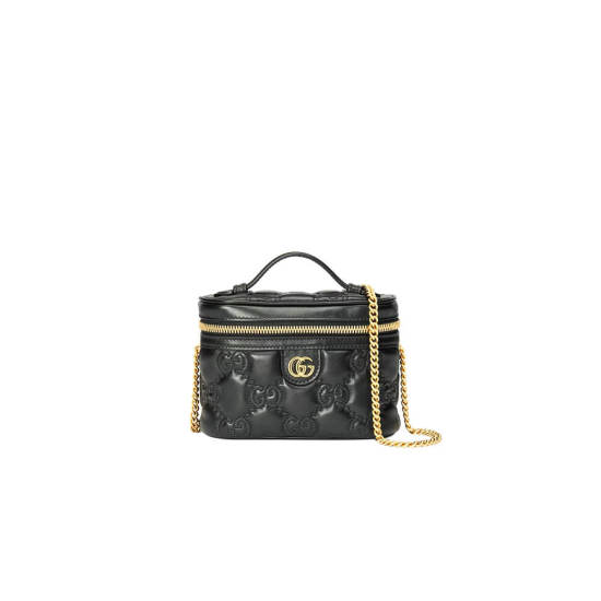 GG Matelassé top handle mini bag