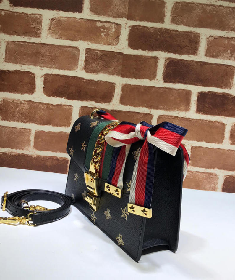 GG Sylvie Bee Star small shoulder bag
