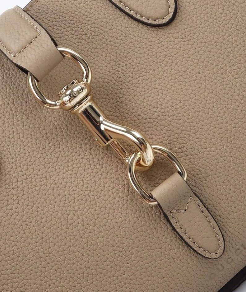 GUCCI SMALL TOTE BAG WITH HOOK CLOSURE