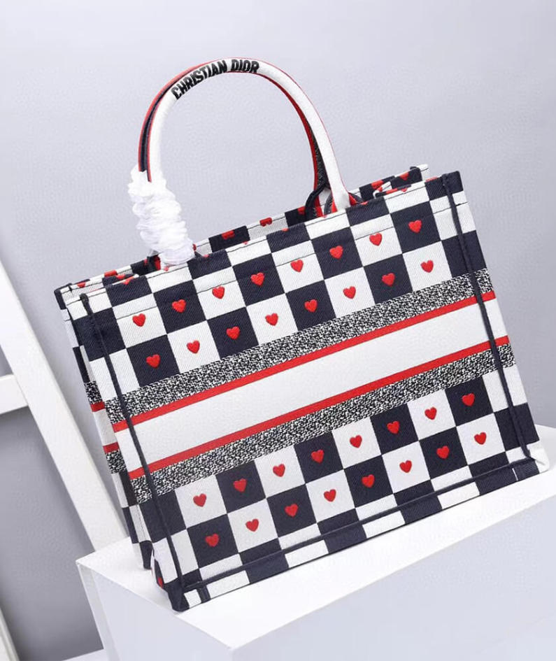 SMALL DIORAMOUR DIOR BOOK TOTE