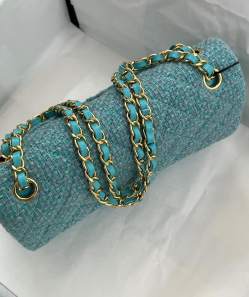 Chanel Tweed Medium Classic Flap Bag