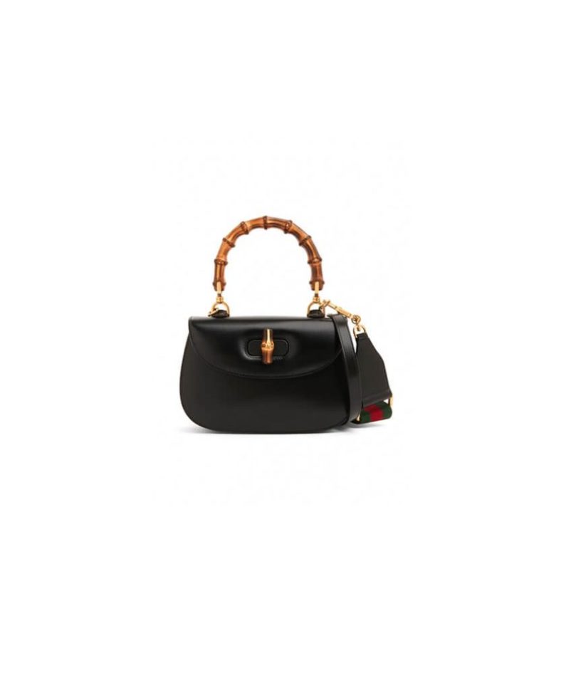 GUCCI BAMBOO 1947 JUMBO GG SMALL TOP HANDLE BAG