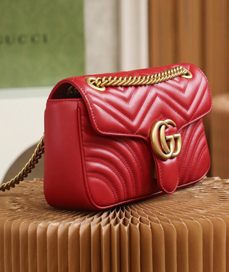 GG Marmont small matelasse shoulder bag