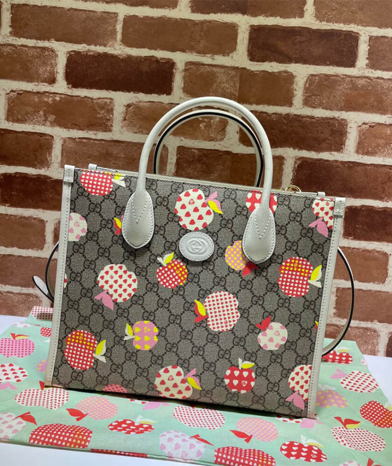 GG Multicolour small tote bag