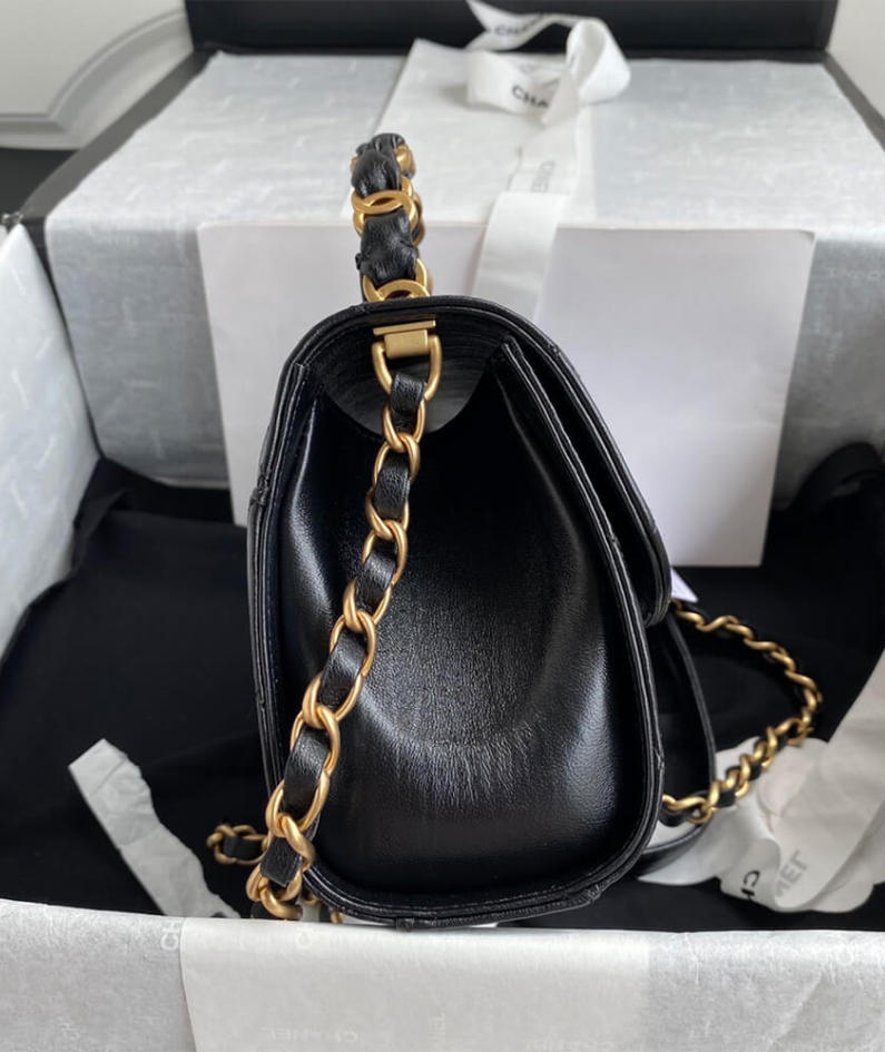 CHANEL Mini Flap Bag with Top Handle