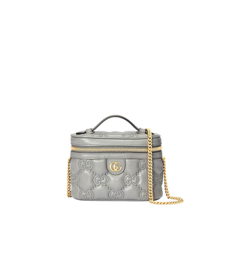 GG Matelassé top handle mini bag
