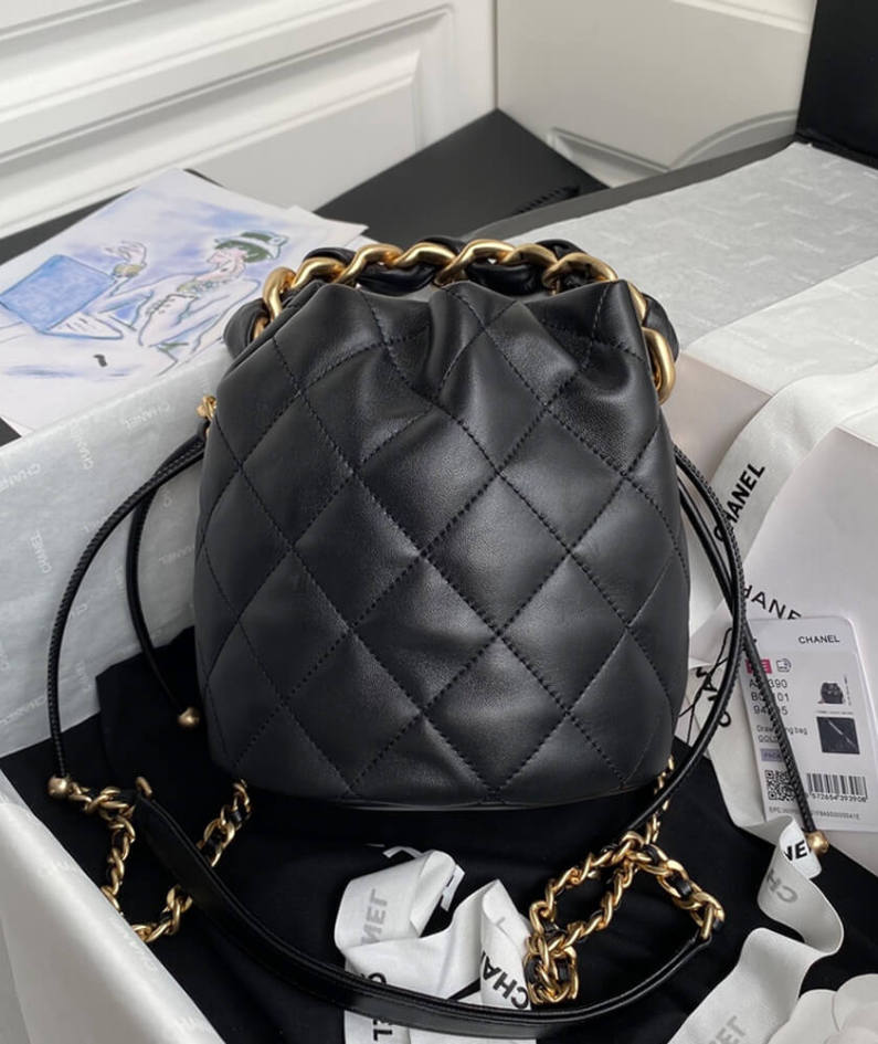 CHANEL Drawstring Bag