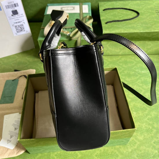 GG matelassé mini top handle bag