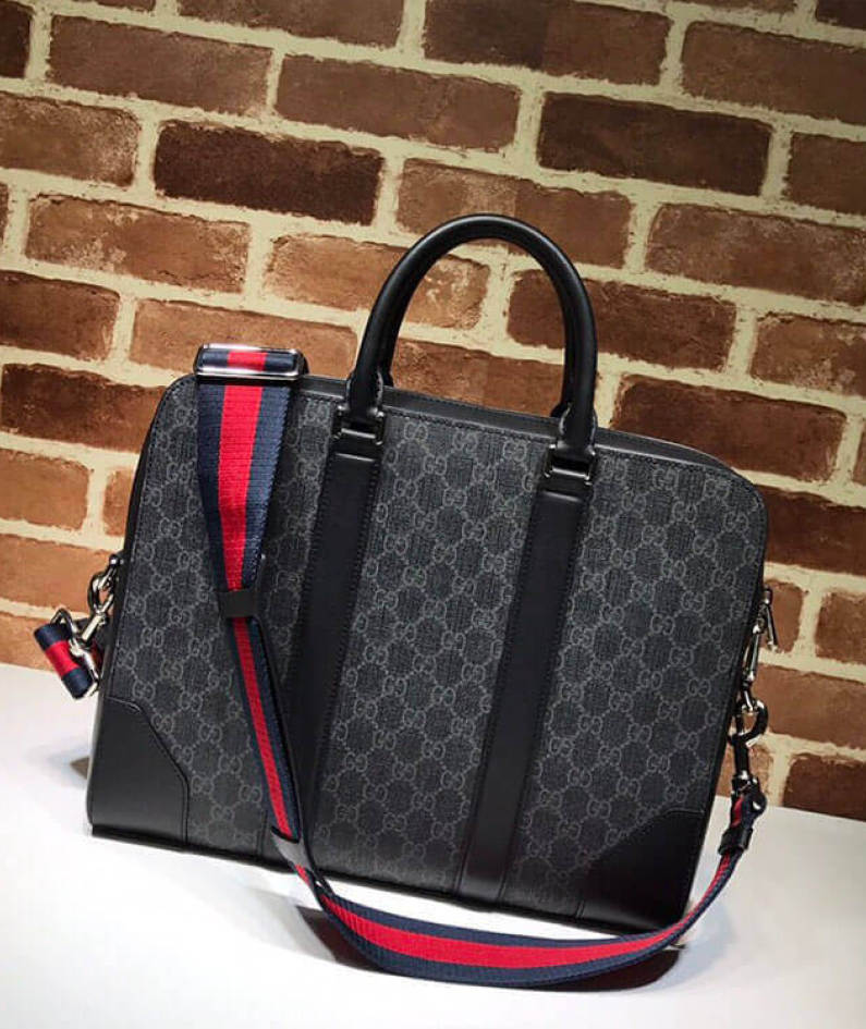 Gucci GG Black Briefcase