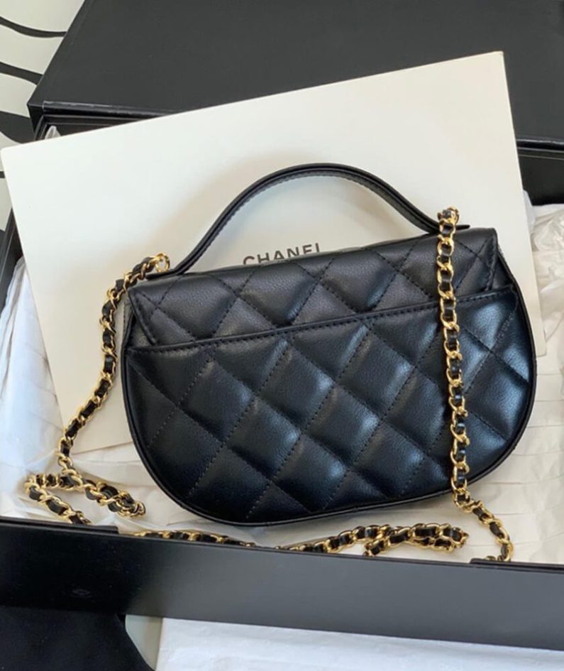 CHANEL MINI FLAP WITH HANDLE(HIGH-END GRADE)