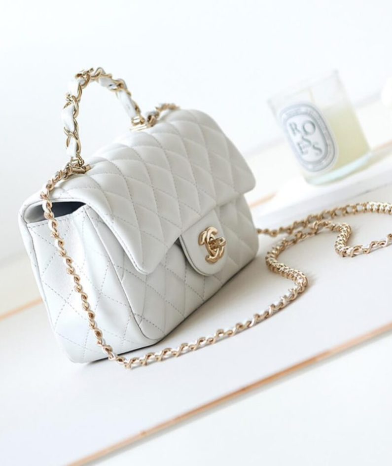CHANEL Mini Flap With Top Handle