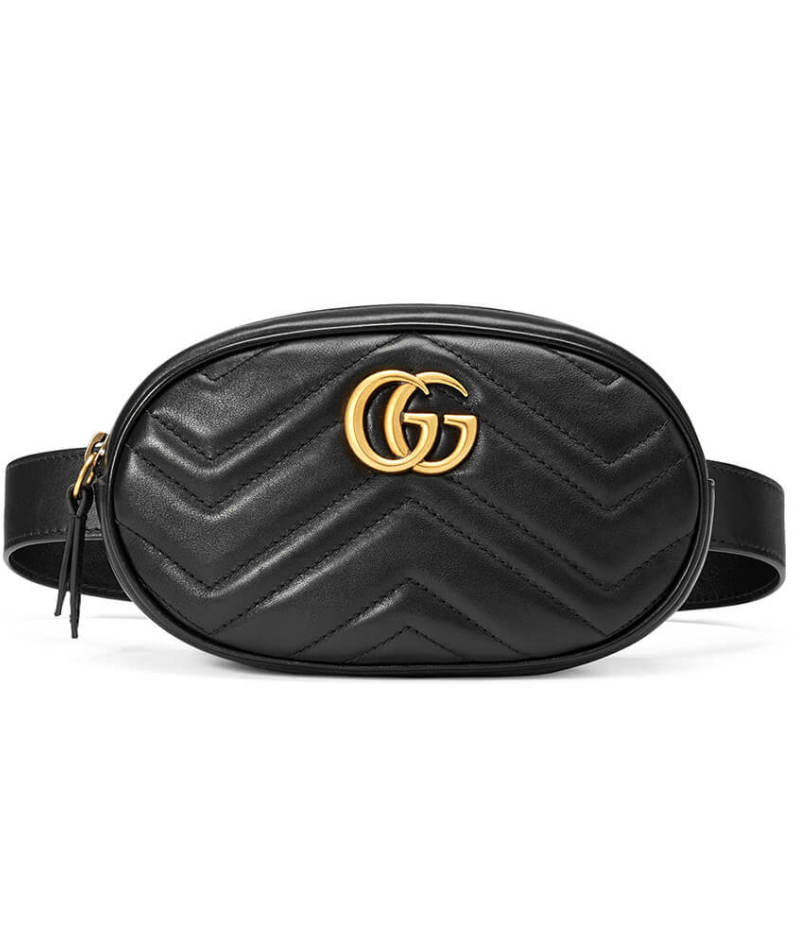GG Marmont Quilted Leather Belt Bag