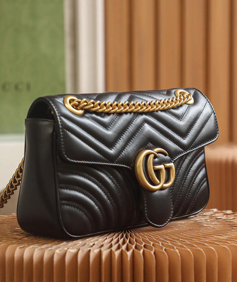 GG Marmont small matelasse shoulder bag