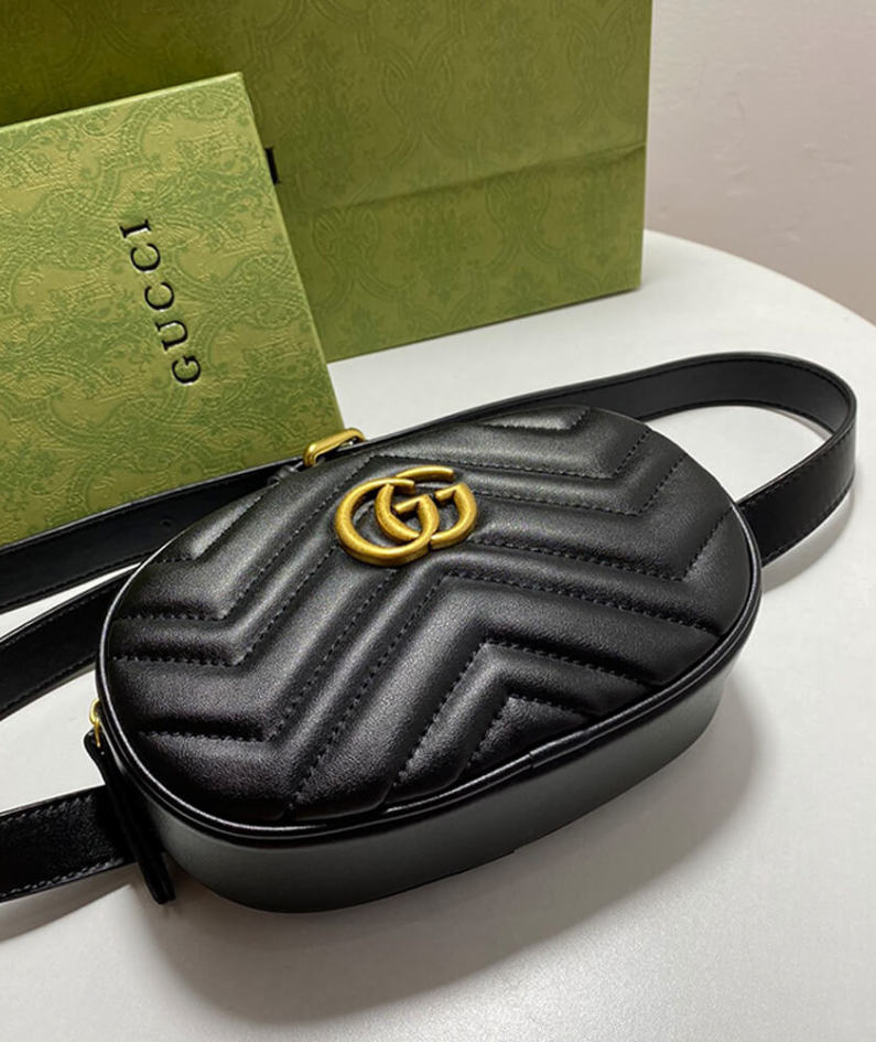 GG Marmont Quilted Leather Belt Bag