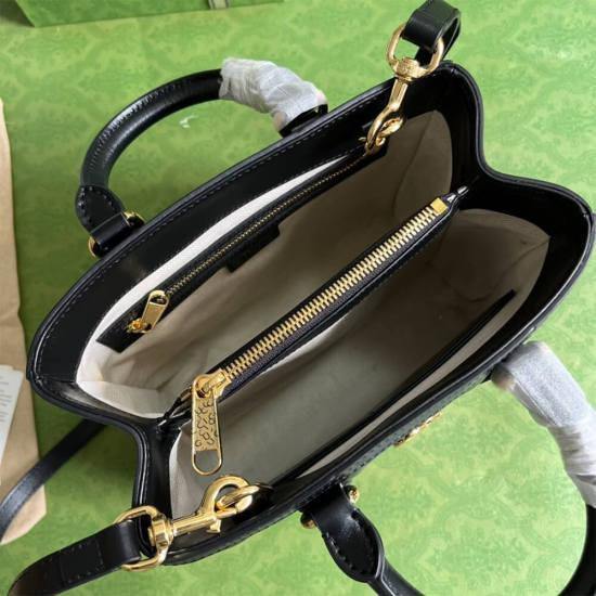 GG matelassé mini top handle bag