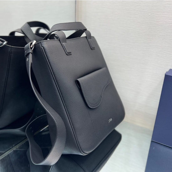SADDLE TOTE BAG WITH SHOULDER STRAP