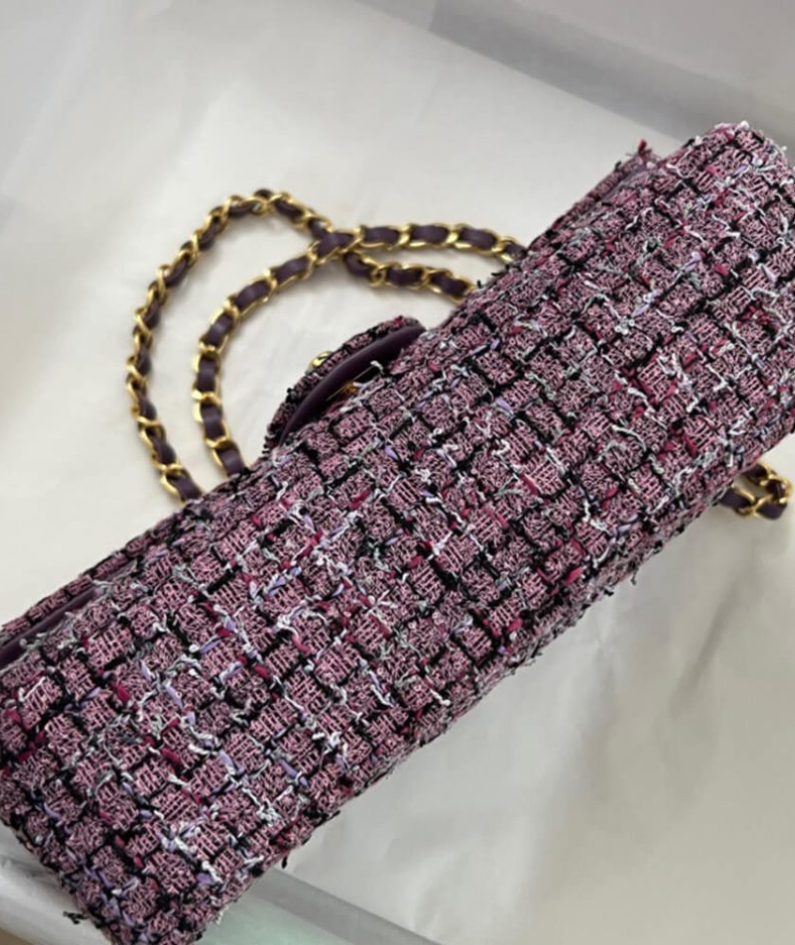 Chanel Tweed Medium Classic Flap Bag