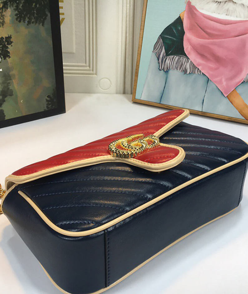 GG Marmont small matelasse shoulder bag