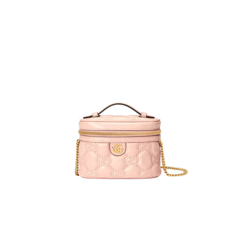 GG Matelassé top handle mini bag