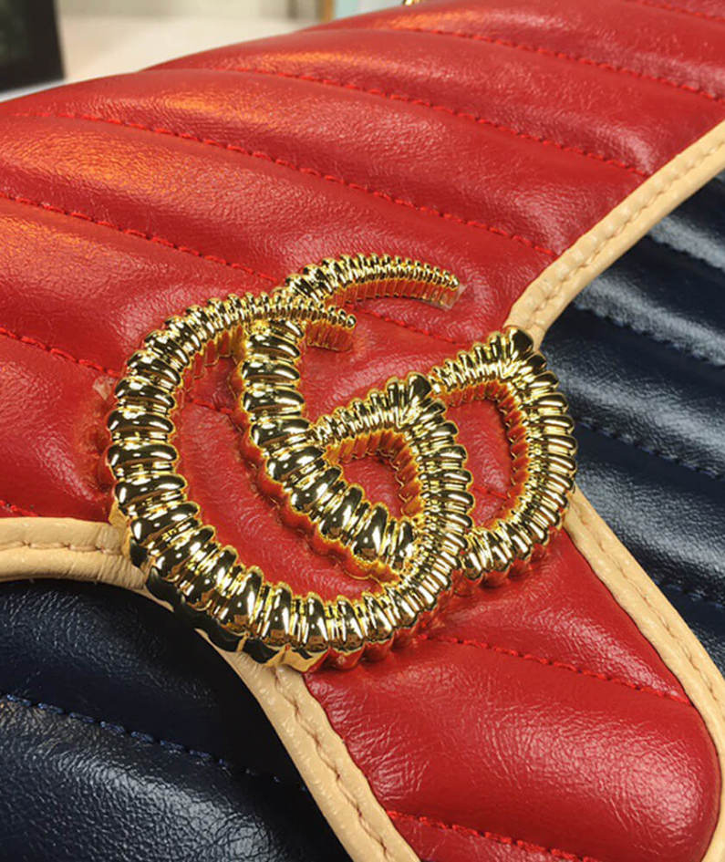 GG Marmont small matelasse shoulder bag