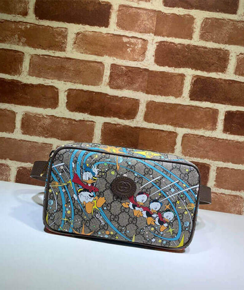 Disney x Gucci Donald Duck Print Belt Bag