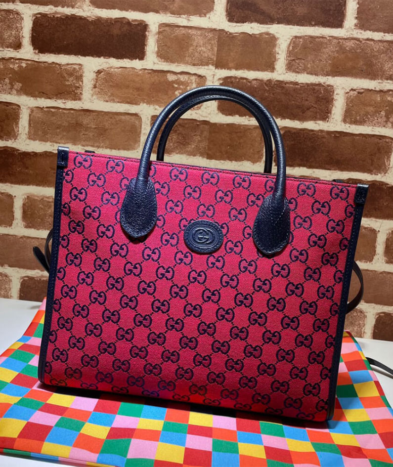 GG Multicolour small tote bag