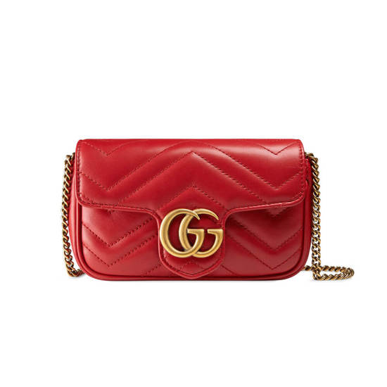 GG Marmont matelasse leather super mini bag GG Marmont matelasse leather super mini bag
