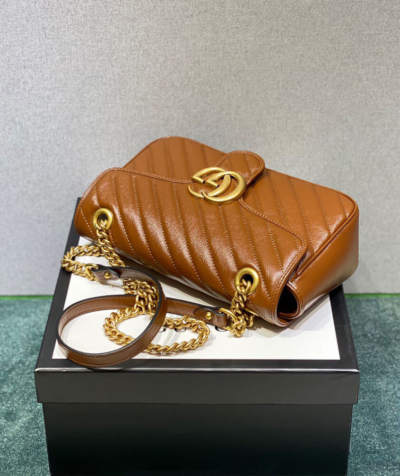 GG Marmont small matelasse shoulder bag