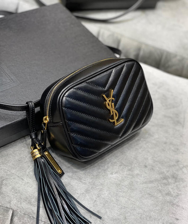 YSL LOU BELT BAG IN MATELASSE LEATHER