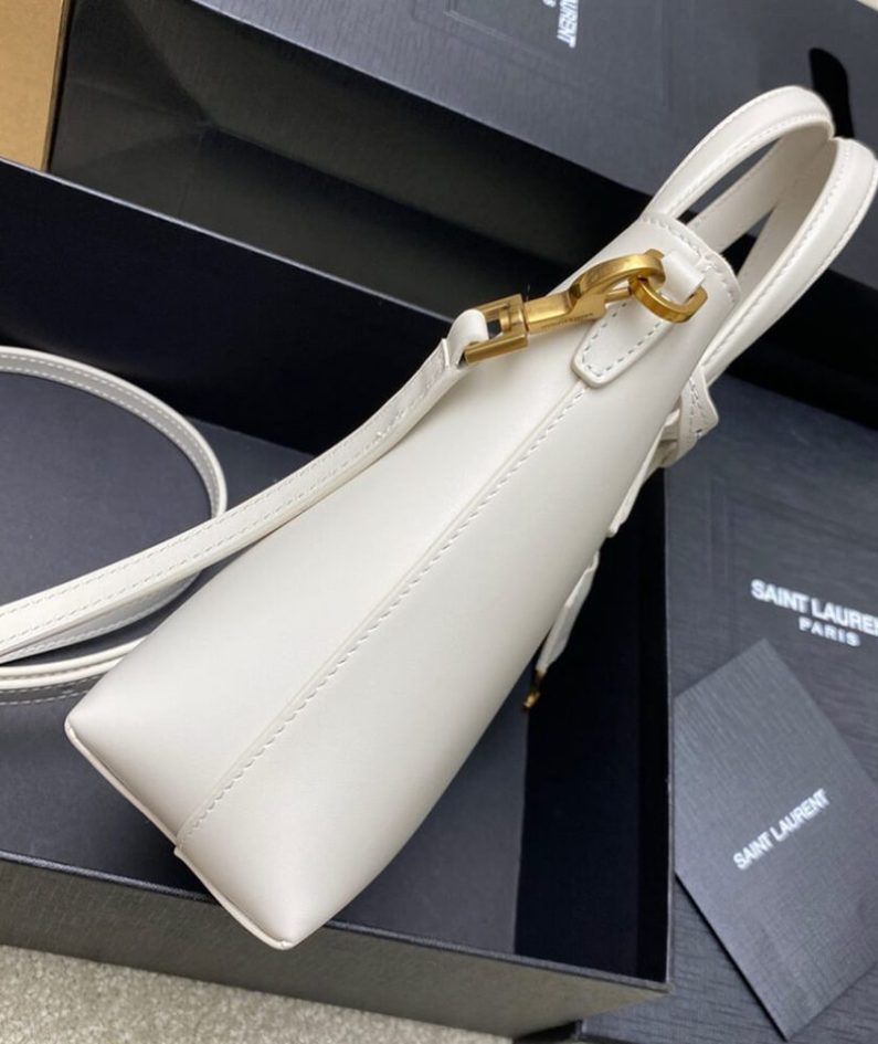 MINI TOY SHOPPING SAINT LAURENT IN BOX LEATHER