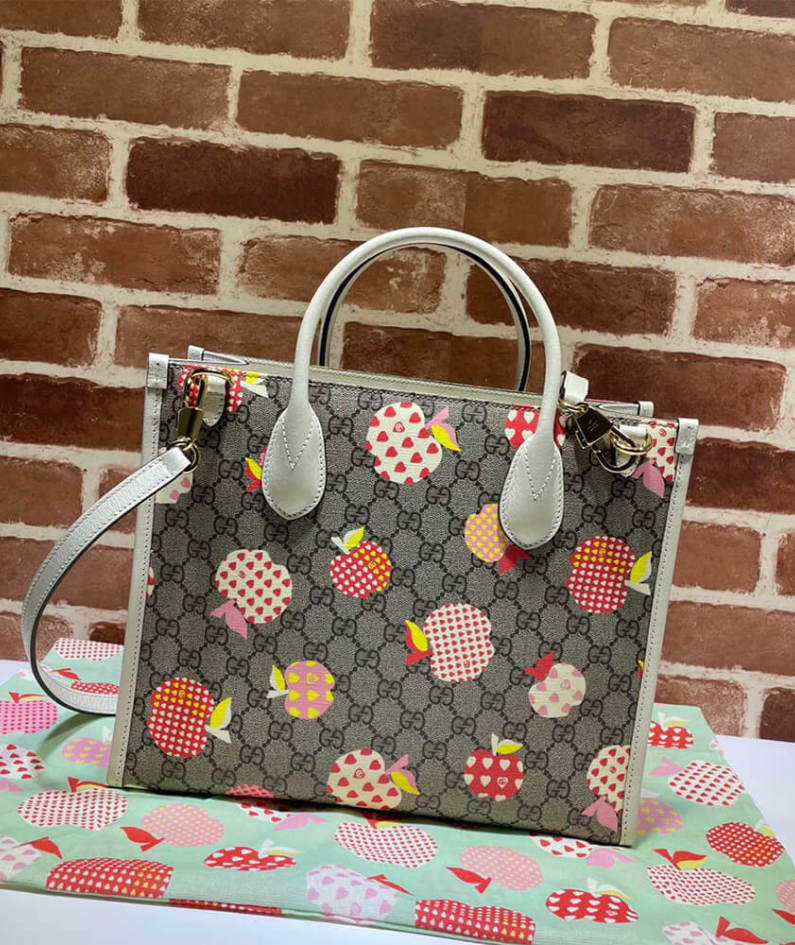 GG Multicolour small tote bag