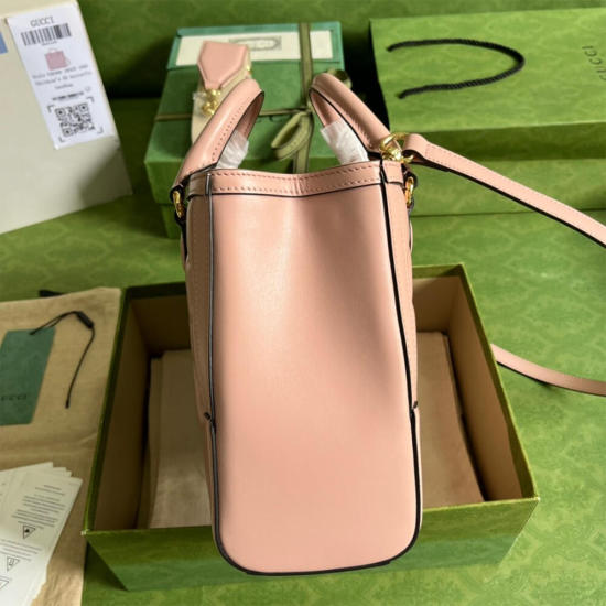 GG matelassé mini top handle bag