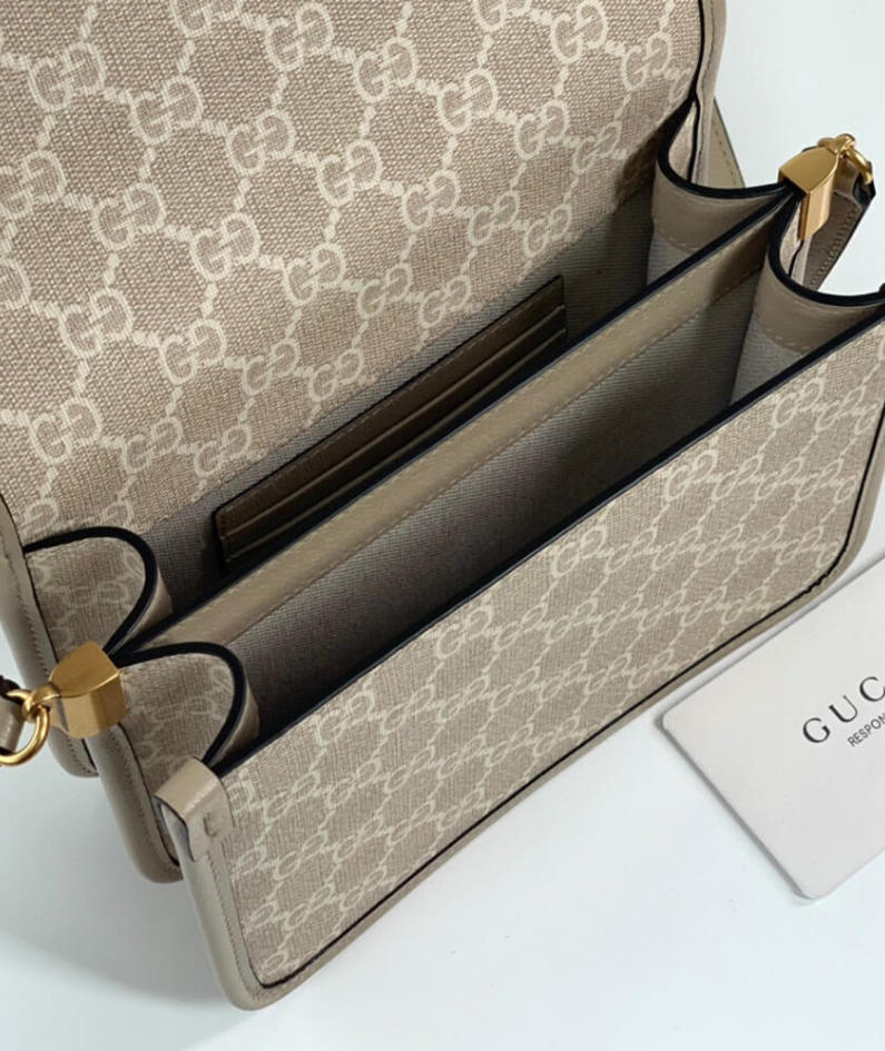 Mini shoulder bag with Interlocking G