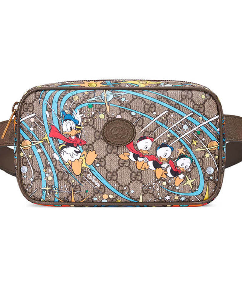Disney x Gucci Donald Duck Print Belt Bag