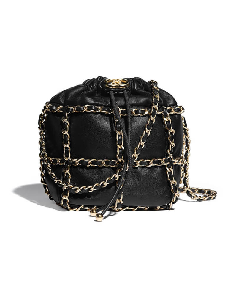 CHANEL Small Drawstring Bag