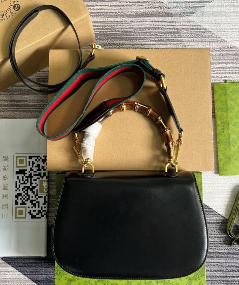 GUCCI BAMBOO 1947 MEDIUM TOP HANDLE BAG