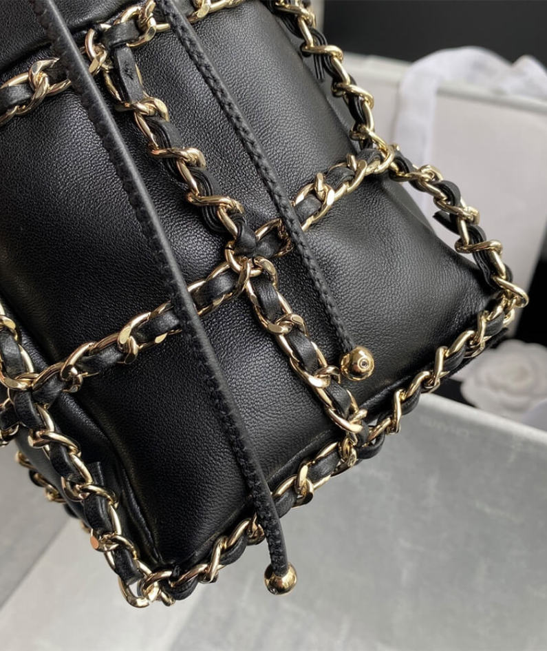 CHANEL Small Drawstring Bag