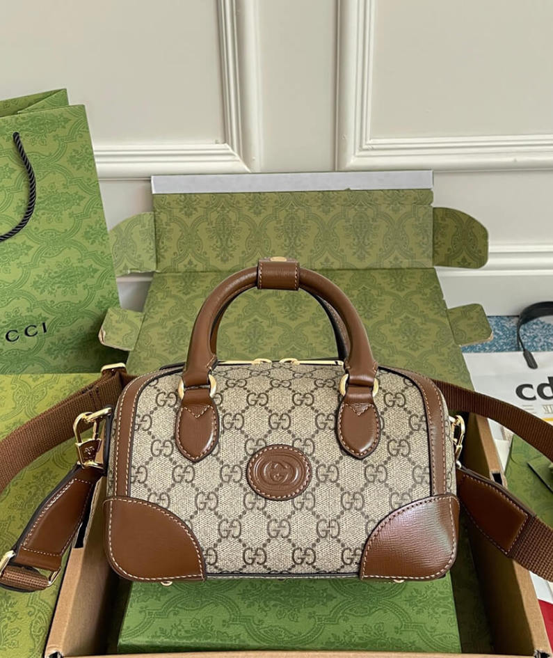 Small duffle bag with Interlocking G