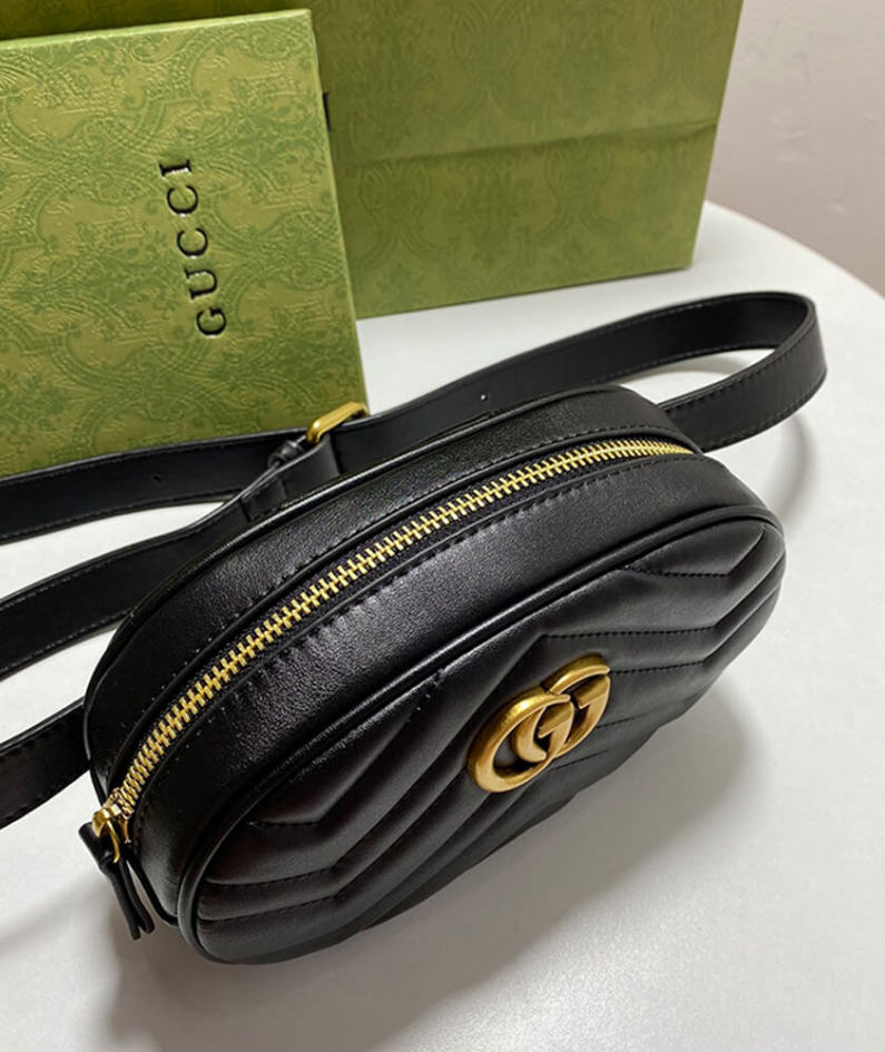 GG Marmont Quilted Leather Belt Bag