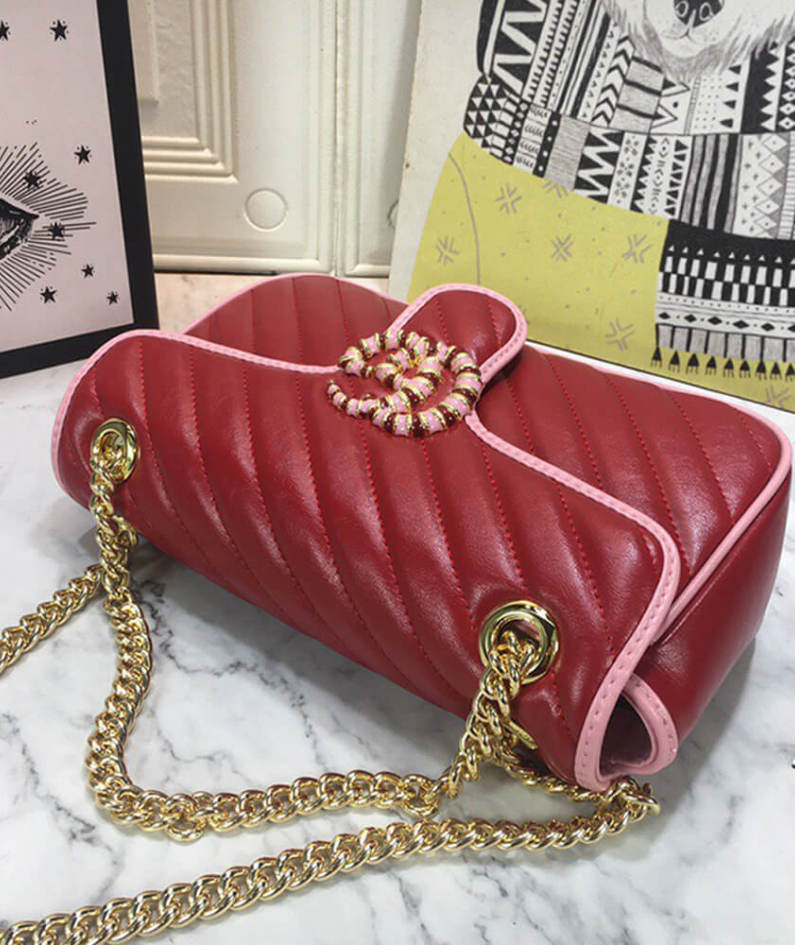 GG Marmont small matelasse shoulder bag