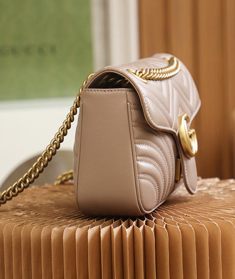 GG Marmont small matelasse shoulder bag