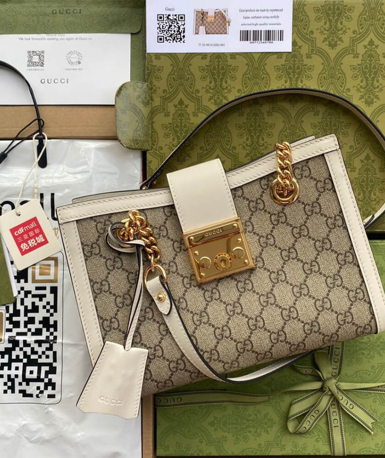 Padlock small GG shoulder bag