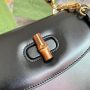 GUCCI BAMBOO 1947 JUMBO GG SMALL TOP HANDLE BAG