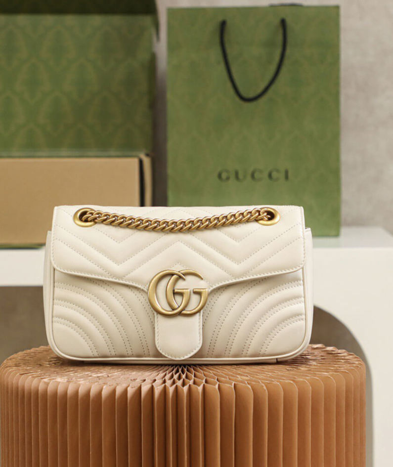 GG Marmont small matelasse shoulder bag