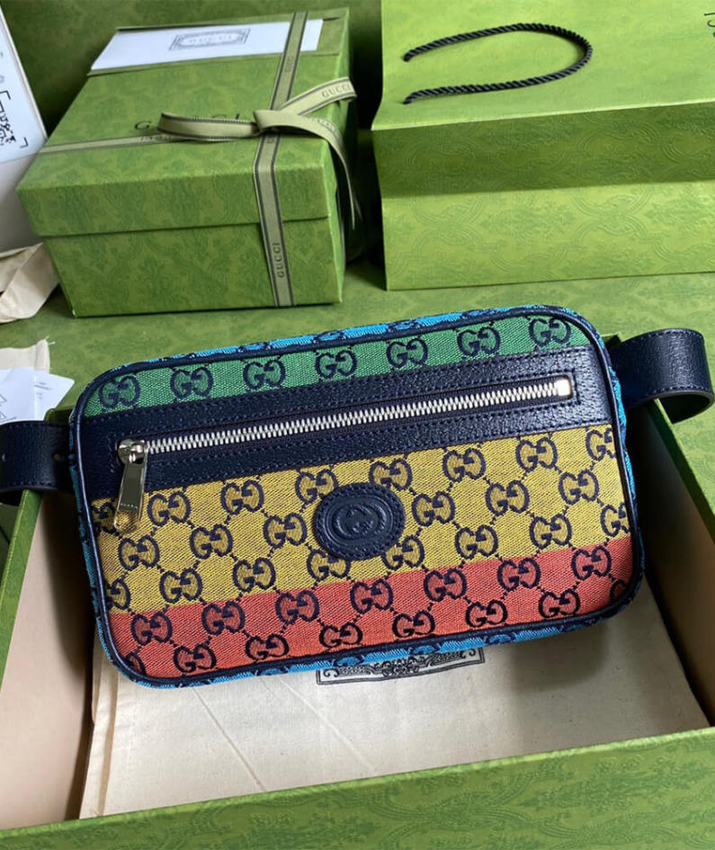 GG Multicolour belt bag