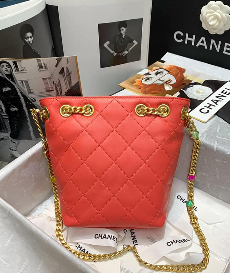 CHANEL Drawstring Bag